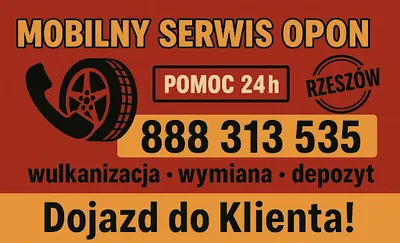 Mobilny Serwis Opon | Mobilna Wulkanizacja | Wymiana opon | Depozyt | Dojazd do Klienta