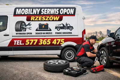 Mobilny serwis opon Rzeszów, wulkanizacja mobilna 24h/7, pomoc drogowa - Toudii Cars